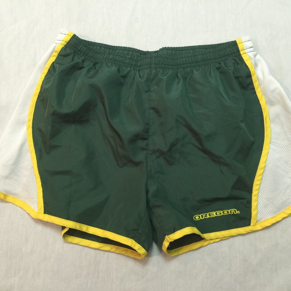 🍎🍎🍎  COLOSSEUM WOMENS ATHLETIC SHORTS OREGON SIZE M 🍎🍎🍎